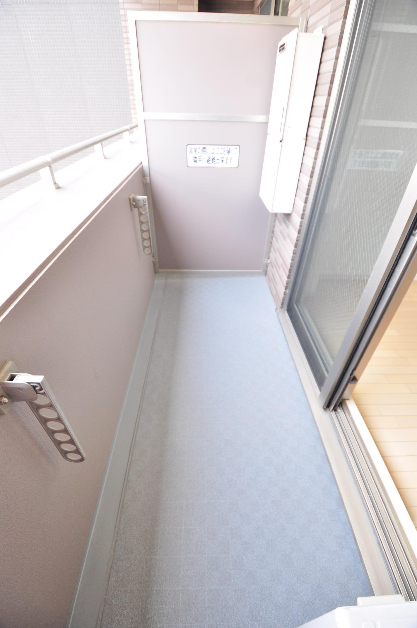 大阪市都島区東野田町２丁目の賃貸マンションのバルコニー