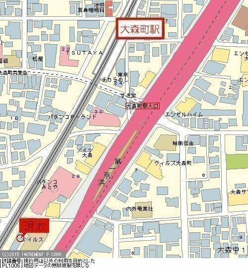 ヴェルステージ大森西の地図