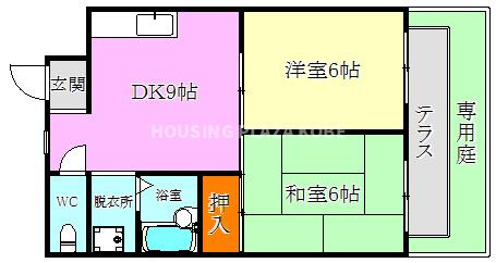 行幸ハイツの間取り