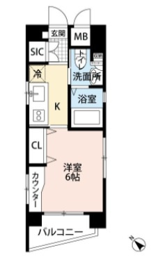 アクシア千駄ヶ谷の間取り