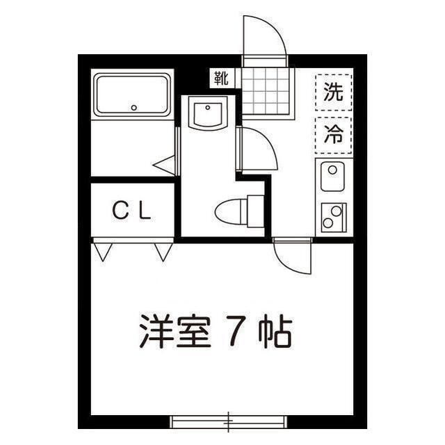 パイン　コートの間取り|間取りです。