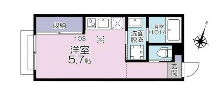 マウナケア大宮の間取り