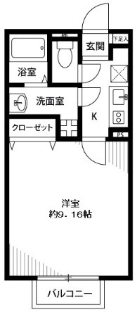 アムールSenの間取り