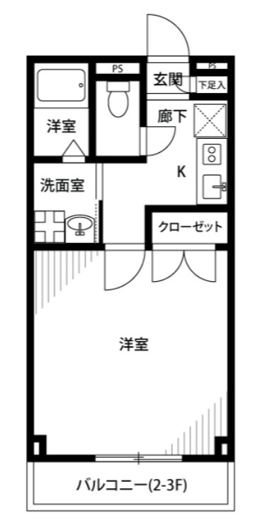 アンプルールフェール鴻巣の間取り