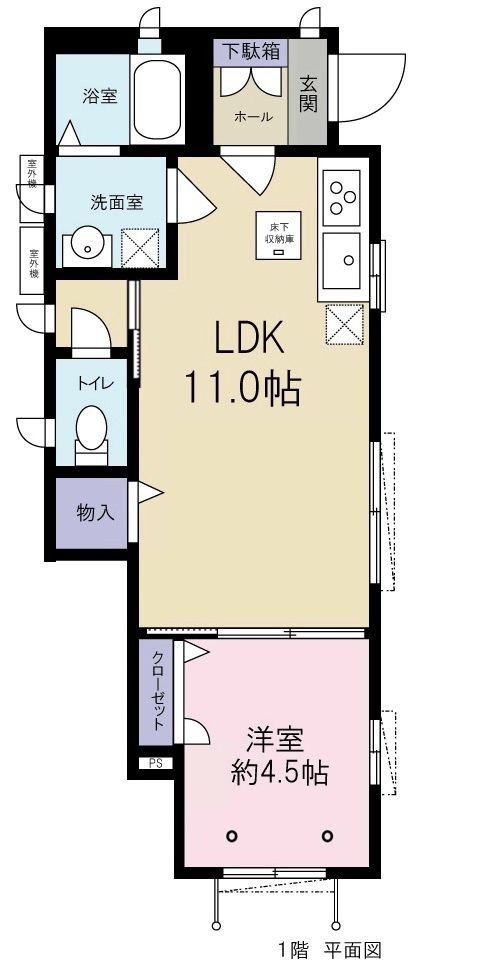DUO神楽坂の間取り|間取りです。