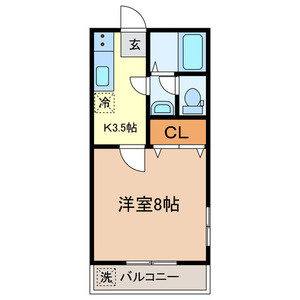 カオルハイツⅠの間取り