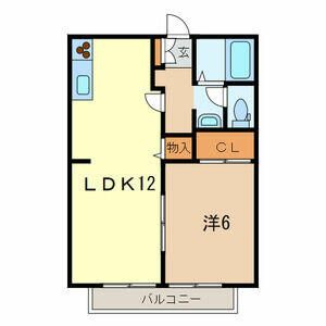 ビーライン日信Ｂの間取り