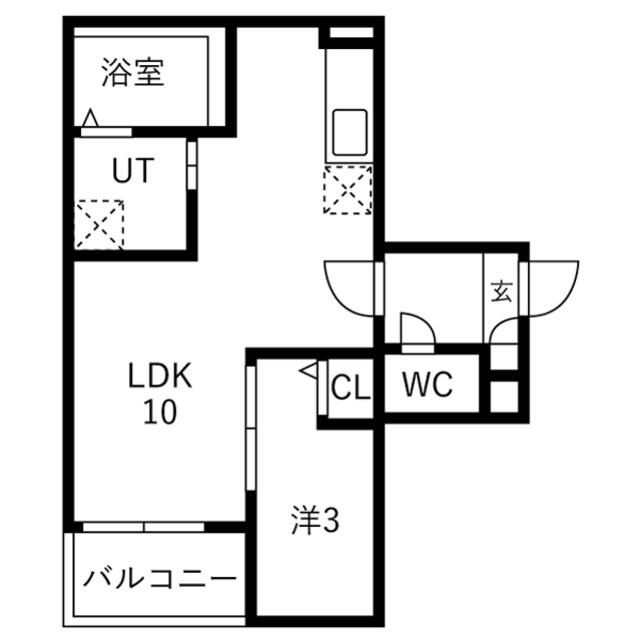 Ｊａｃｋ　ｎｉｓｈｉｋａｎａｎｏｉⅠの間取り