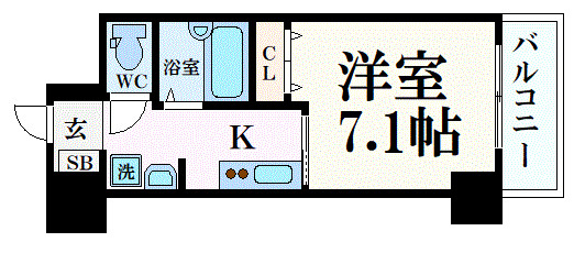 ＧＰ栄本町通りの間取り