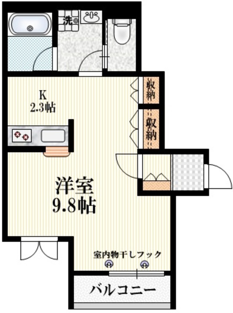 コンフォート明日香の間取り