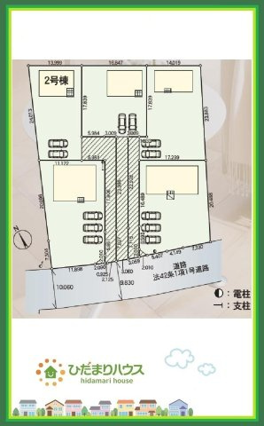那珂市瓜連第15　新築戸建　2号棟の区画図|ショッピング施設が充実した利便性のよい立地です♪