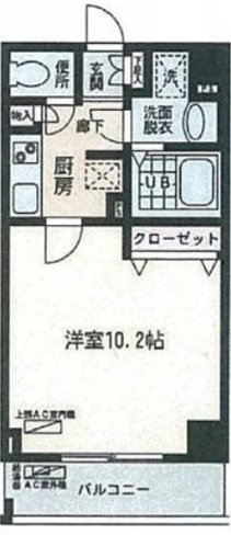 グリーンアレーの間取り|間取りです。