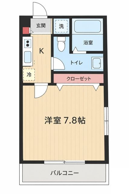 直希マンション南柏の間取り|間取りです。