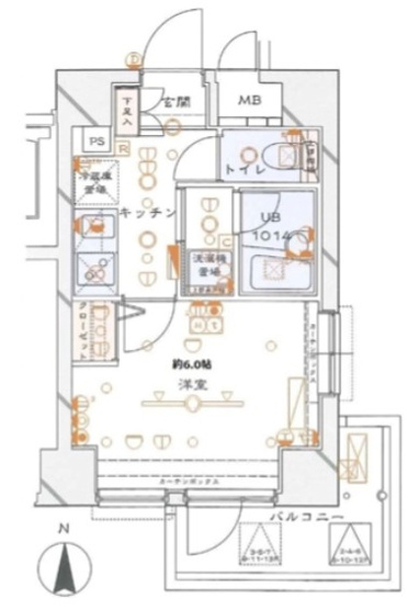 【間取り】 | ブライズ東新宿
