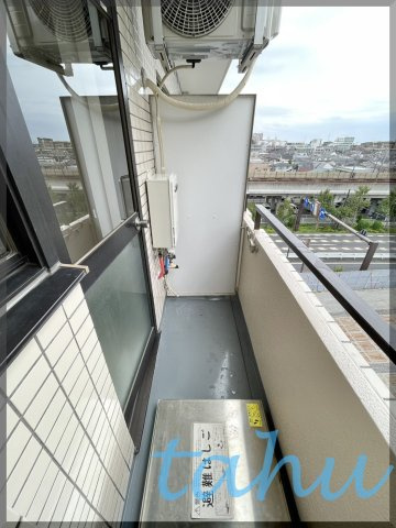 練馬区中村北１丁目の賃貸マンションのバルコニー