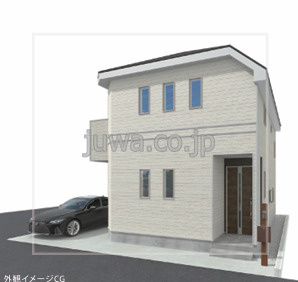 【新築分譲住宅】川越市藤木町の外観パース