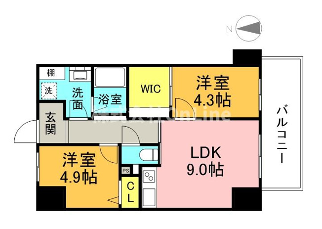 【間取り】 | ハイラインⅤ
