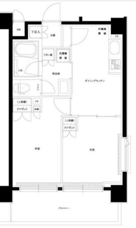 ルーブル阿佐ヶ谷北の間取り