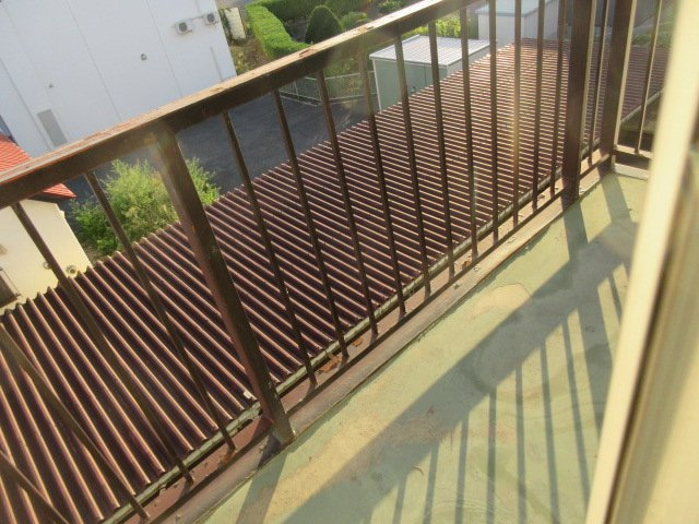 cuore（クオーレ）新町のバルコニー