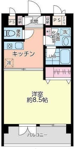 北馬込ハイツの間取り