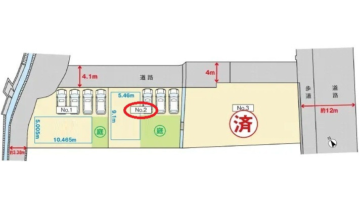 広島市安佐北区可部東4丁目　土地の土地図