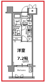 【間取り】 | パークアクシス住吉