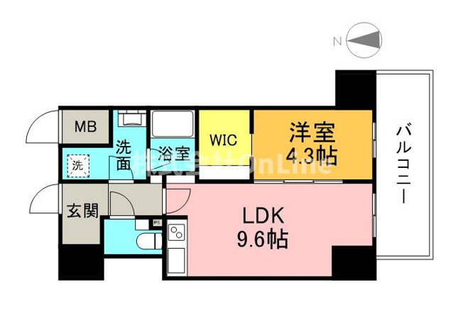 【間取り】 | ハイラインⅤ
