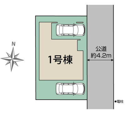 【区画図】 | 所沢市向陽町　全1棟
