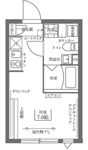 ＣＯＣＯＣＵＢＥ北千住の間取り|間取りです。