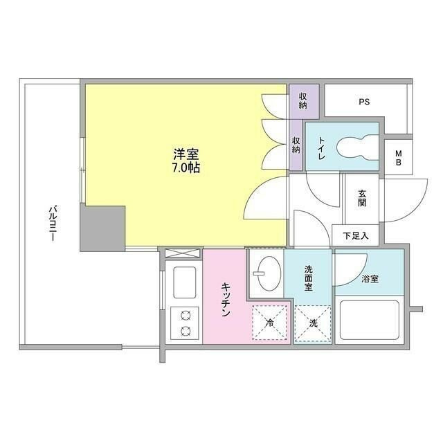 Ｋ’ｓ新中野の間取り|間取りです。