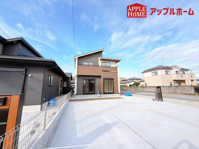 [新築住宅] 行田市旭町 全2棟の外観|☆内覧可能☆アップルホームでは物件のメリットデメリットお客様の立場にたちお伝えさせていただきます！いつでもお気軽にお問合せOKです！TEL「0120-466263」