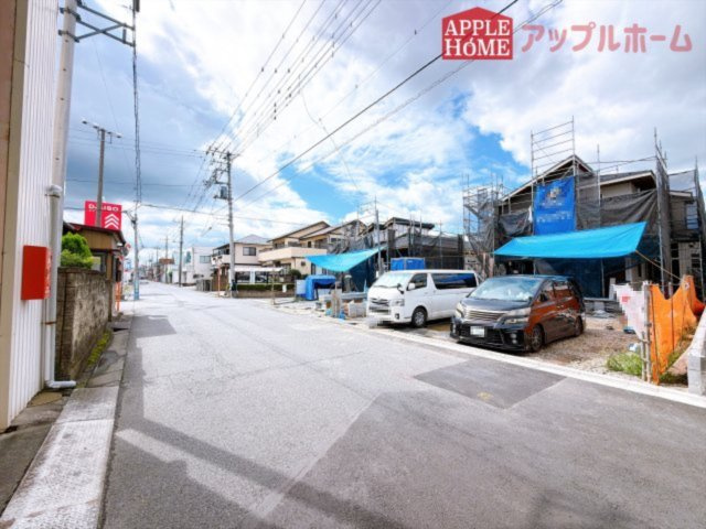 [新築住宅] 行田市旭町 全2棟の前面道路含む現地写真