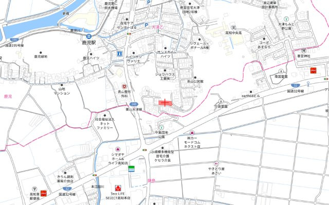 【地図】 | 大津茶山団地分譲地241