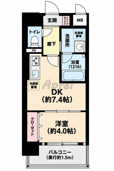【間取り】 | エグゼ難波ザ・ゲート