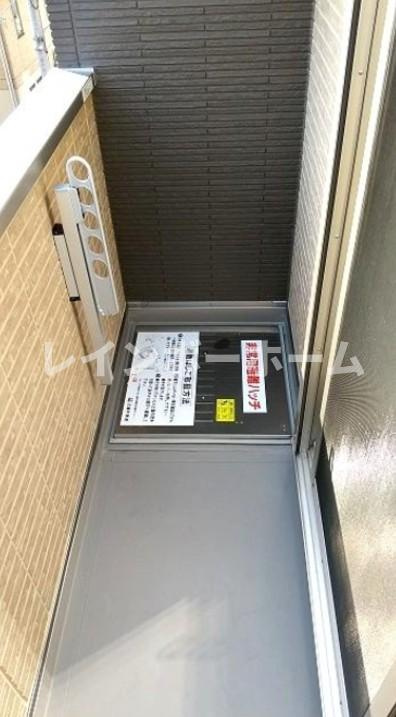 セレスティア東瑞江のバルコニー