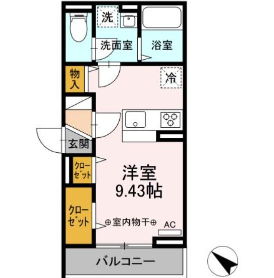 セレスティア東瑞江の間取り
