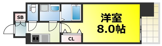 【間取り】 | ワールドアイ難波南ポルタ 仲介手数料無料
