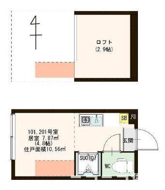 【間取り】 | イオ椎名町