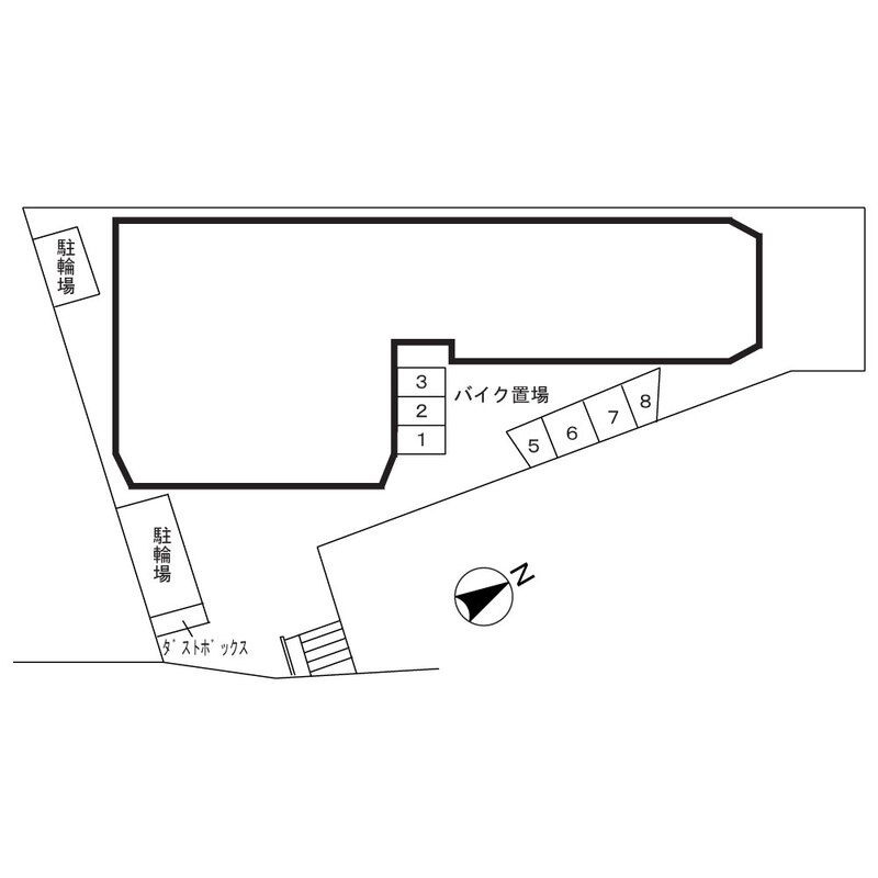 ＬＥＯ参拾伍番館の区画図