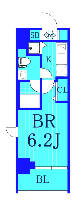 レア横濱天王町壱番館の間取り