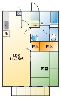 パナハイツ上原の間取り