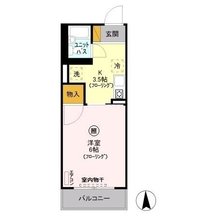 ドミトリー中浦和の間取り