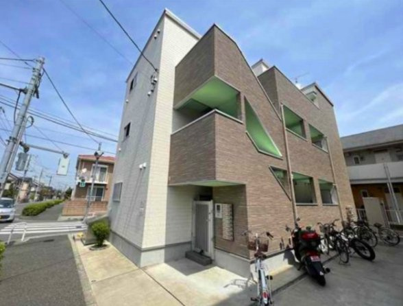 足立区古千谷本町１丁目のアパートの外観