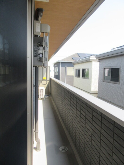 D-square東橋良町のバルコニー