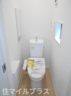 【トイレ】 | 須賀川市影沼町新築一戸建て3棟 | ゆったりとした空間のトイレです