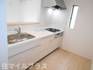 【キッチン】 | 須賀川市影沼町新築一戸建て3棟 | きれいなキッチンです