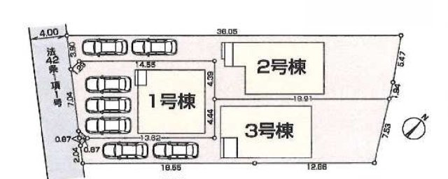 福生市福生 全３棟　新築戸建 