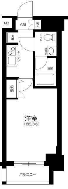プレール・ドゥーク下板橋の間取り