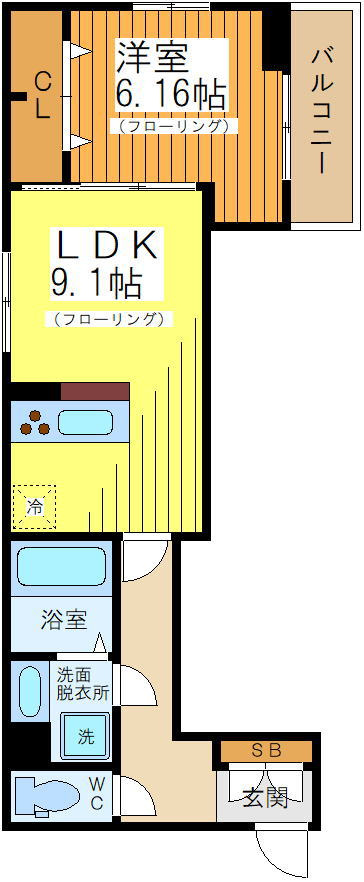 ルリアン船橋の間取り