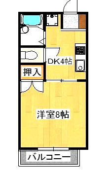エイコーハイツの間取り